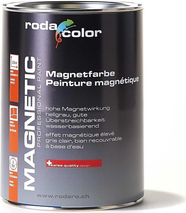 Immagine prodotto RodaColor Vernice magnetica magnetica (Grigio chiaro, 1 l)