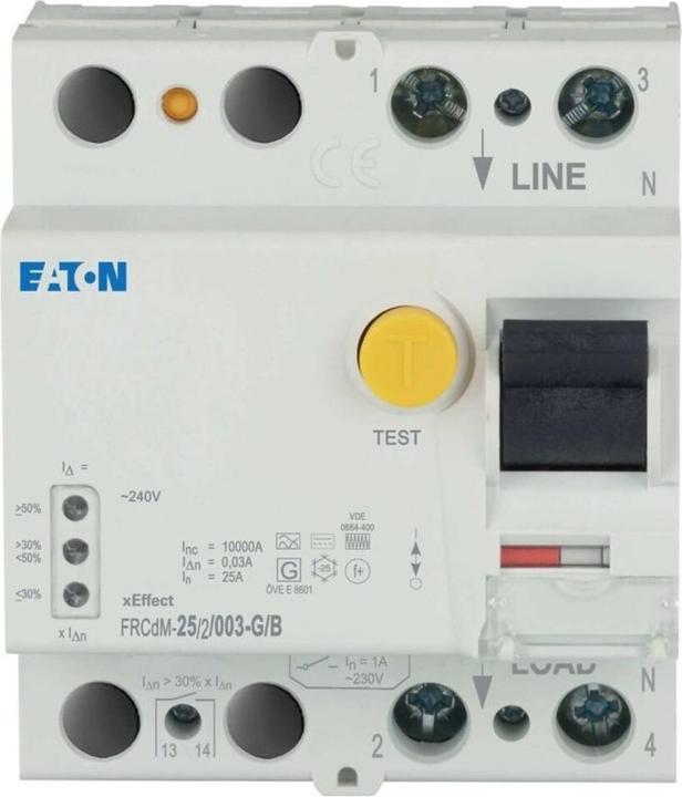 Immagine prodotto Eaton RCD FRCdM-25/2/003-G/B 25A Sensibilità G/B 300638