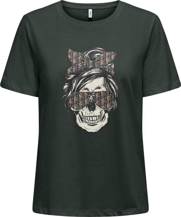 Actual product image Only Onlstella Life S/S Skull Top Cs Jrs (M)