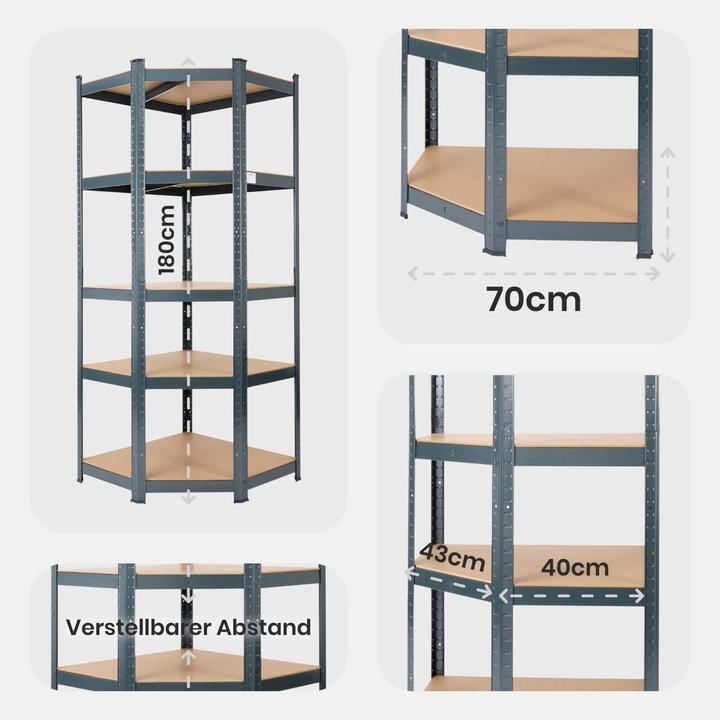 Actual product image Arebos Heavy duty shelf