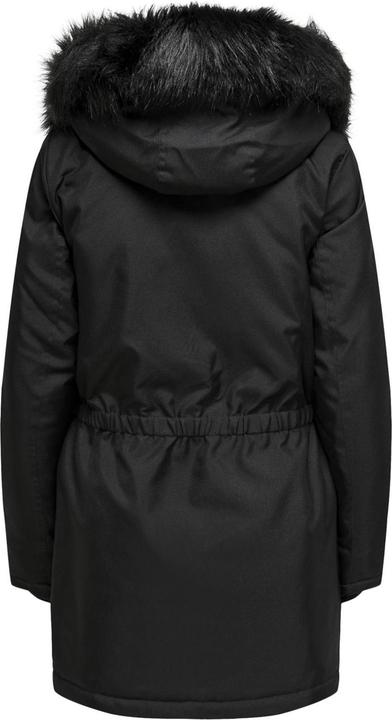 Image du produit Only Capuche avec bord en fausse fourrure amovible Poignets côtelés Parka Longue parka (XXS)
