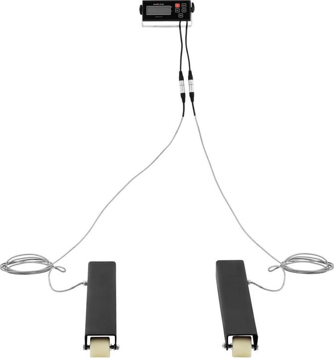 Actual product image Steinberg Weighing Scale - digital - 5000 kg / 1 kg - 1000 x 100 mm
