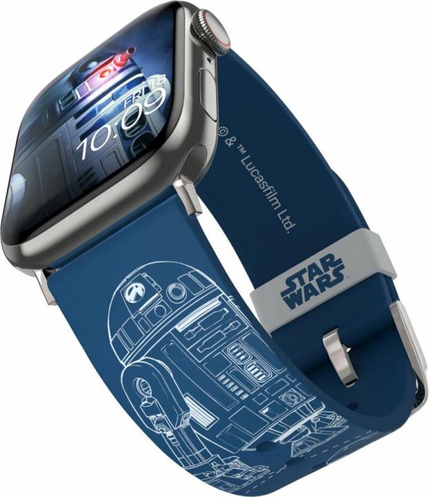 Immagine prodotto Moby Fox Bracciale Smartwatch Star Wars R2-D2 Blueprints 22 mm (22 mm, Acciaio inossidabile, Silicone)