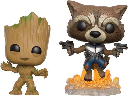 Image du produit Funko POP! - Les Gardiens de la Galaxie : Groot & Rocket