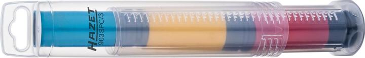 Produktbild HAZET Schlag-, Maschinenschrauber Steckschlüssel Satz 903SPC/3 ∙ Vierkant12,5 mm (1/2 Zoll) ∙ Aussen… (19 mm, 17 mm, 21 mm)
