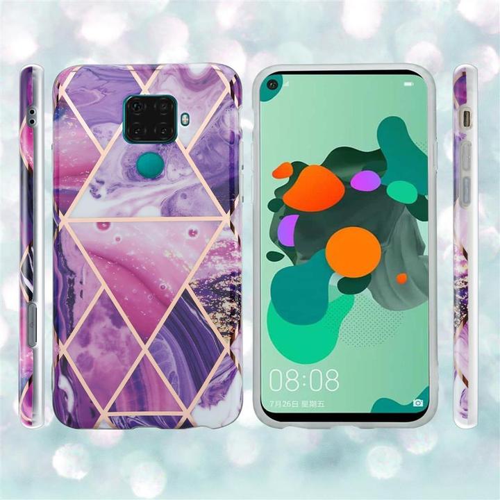 Produktbild Cadorabo IMD TPU Bunter Marmor Cover (Huawei Mate 30 Lite)
