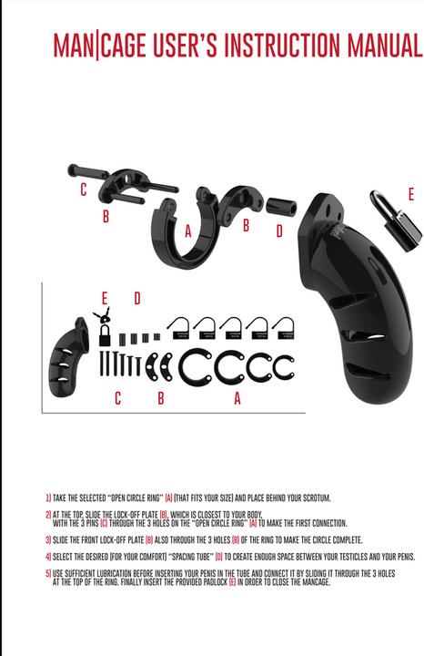 Actual product image ManCage Model 04