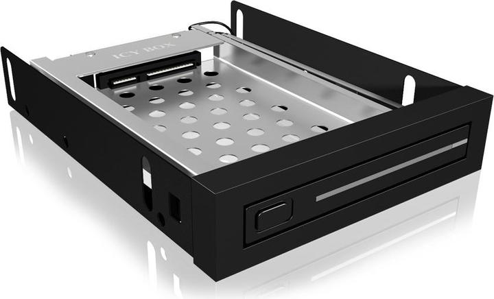 Produktbild Icy Box IB-2216StS SATA Wechselrahmen fuer 6,3cm 2.5Z HDDs SSDs in 3.5Z Schacht Hot-Easy-Swap Alu Kunssto...