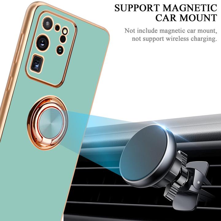 Produktbild Cadorabo Hülle für Samsung Galaxy S20 ULTRA im TPU mit Kameraschutz und Ring LM089 Style (Samsung Galaxy S20 Ultra)