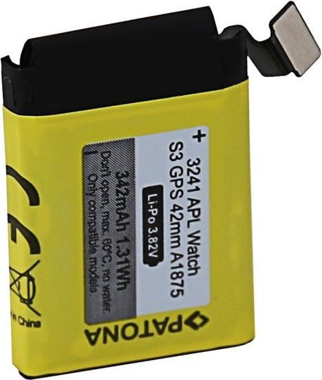 Image du produit Patona Batterie f. Apple Watch Serie 3 GPS 42mm A1875