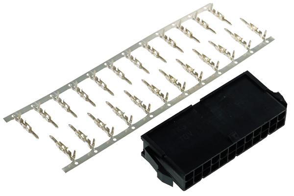 Produktbild Phobya ATX Power Connector 24Pin Buchse