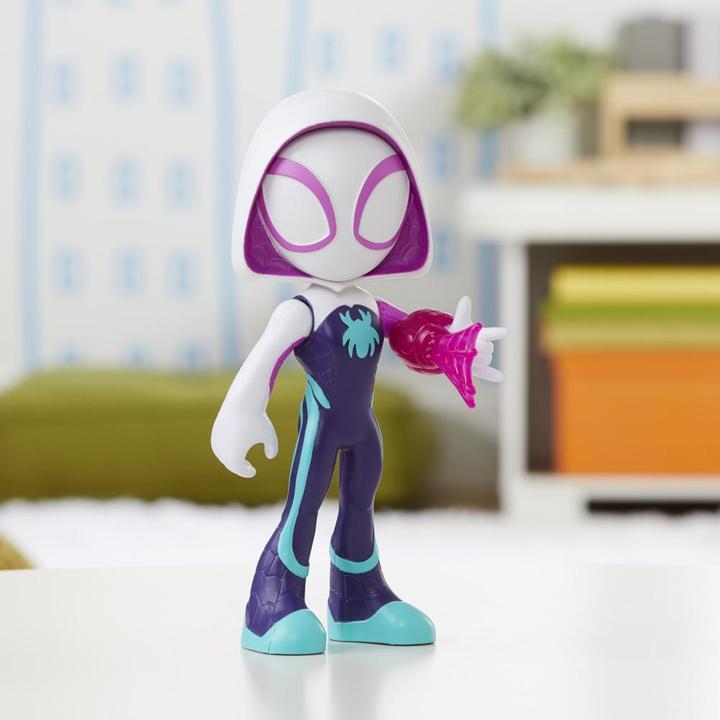Actual product image Hasbro Spidey and His Amazing Friends Super-sized Ghost Spider Action Figure, Superhero Toy For