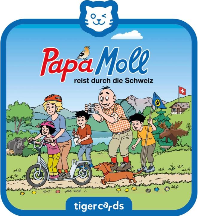 Produktbild Tigermedia tigercard - Papa Moll reist durch die Schweiz (Schweizerdeutsch)