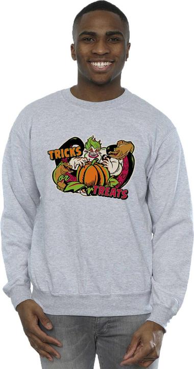 Actual product image Disney Mens Trick Or Treat Ursula Villains Sweatshirt (5XL)