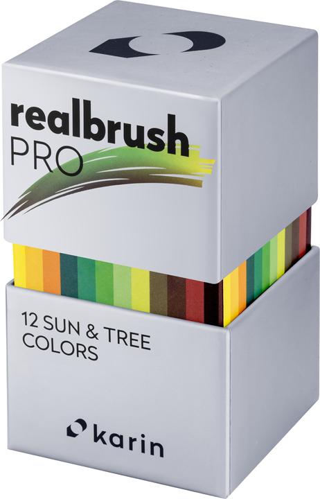 Actual product image Karin Real Brush Pen Pro 0.4mm (Multicoloured, 12 x)