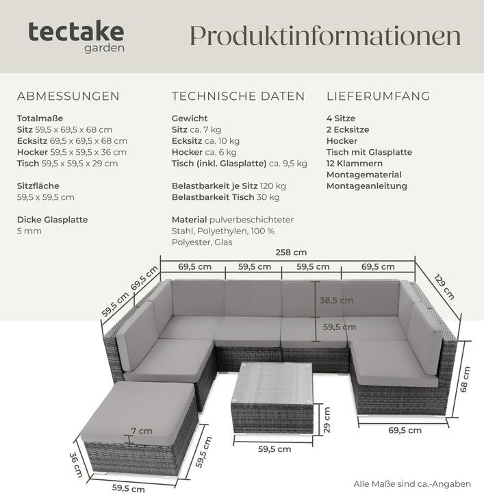 Actual product image tectake Venedig