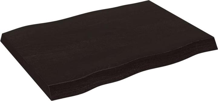Produktbild VidaXL Tischplatte 80x60x6 cm Massivholz Eiche Behandelt (80 x 60 x 6 cm)