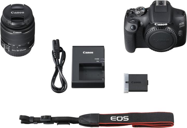 Actual product image Canon Eos 2000d (18 - 55 mm, 24.10 Mpx, APS-C / DX)