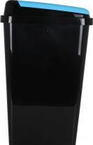 Produktbild Tontarelli rechteckiger mülleimer "bido" 45 l schwarz / blau (45 l)