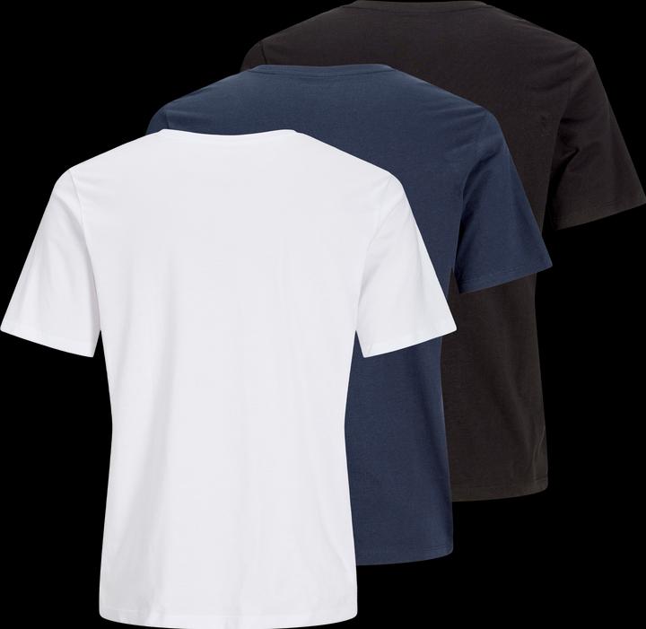 Produktbild Jack & Jones 3er-pack Gedruckt Rundhals T-shirt T-shirt (XS)