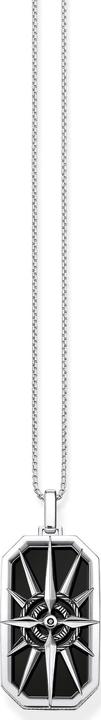 Image du produit Thomas Sabo Pendentif boussole étoile noir (Argent 925)