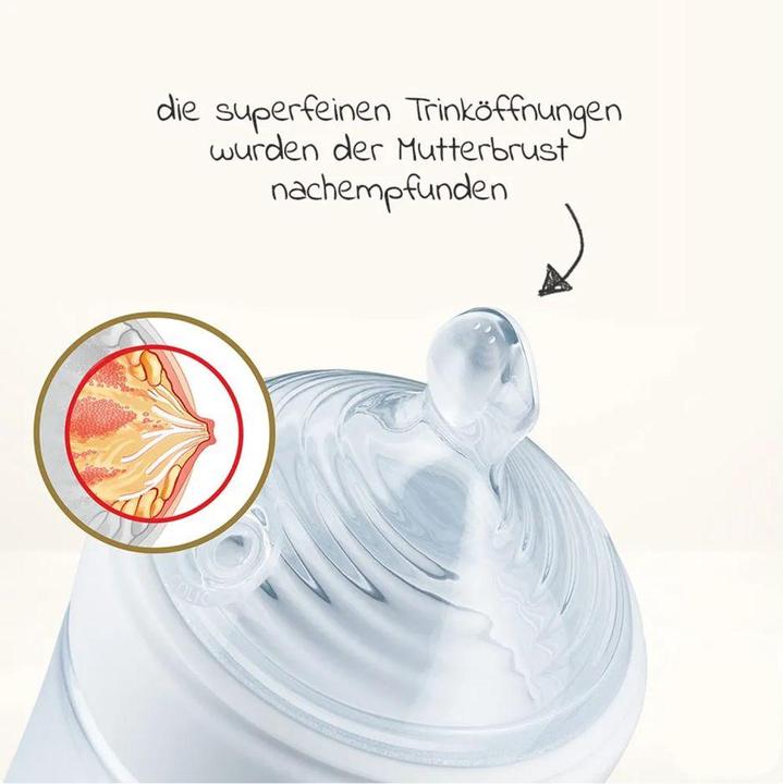 Actual product image NUK for Nature teat, breast-like teat made from sustainable silicone, size S, BPA free