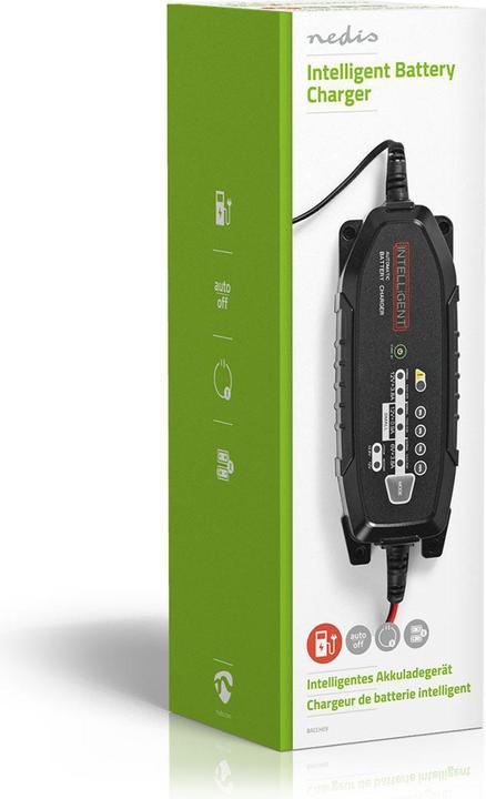 Actual product image Nedis Lead Acid Battery Charger| 6 VDC 12 12.8| 3.80 A| Charge Conservation| (6V, 3.80 A)