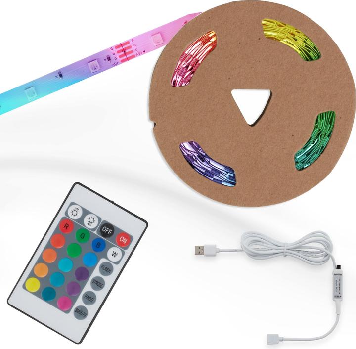 Actual product image Briloner Flexband (RGB, 500 cm, Indoor)