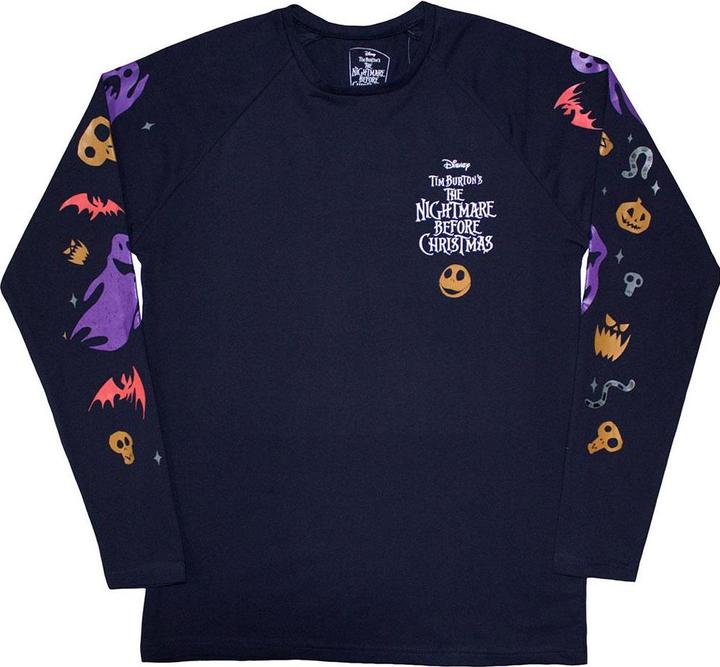The Nightmare Before Christmas TShirt Verziert Langärmlig