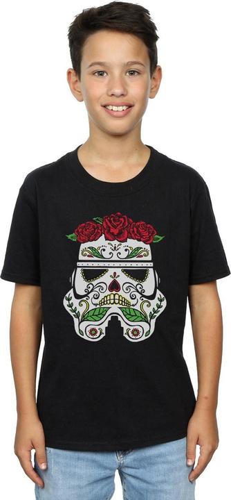 Actual product image Star Wars Boys Stormtrooper Day Of The Dead T-Shirt (140, 146)