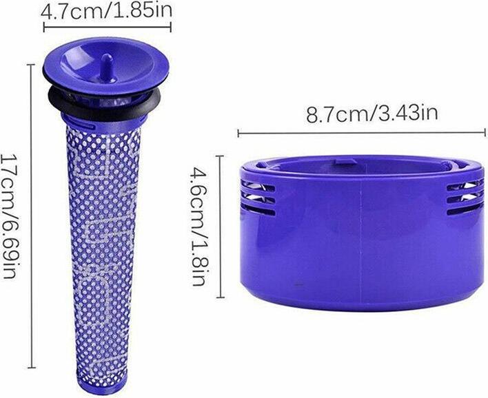 Image du produit Hermex Alternative Ersatzstaubsaugerfilter-Set für Dyson Vor- und Nachmotor