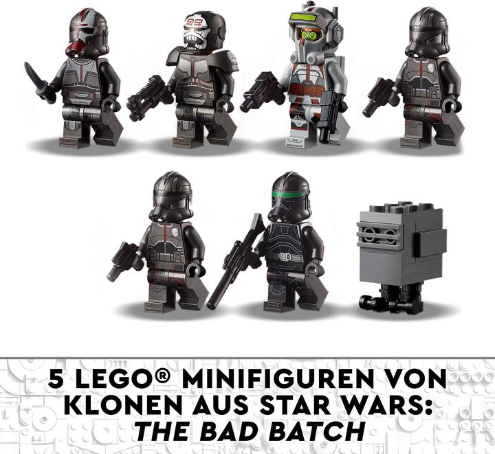 Produktbild LEGO Star Wars 75314 Das Bad Batch Attack Shuttle (75314, LEGO Star Wars)