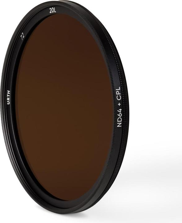 Produktbild Urth 72mm Circular Polarizing (CPL) + ND64 Lens Filter (Plus+) (Polarisationsfilter, 72 mm)