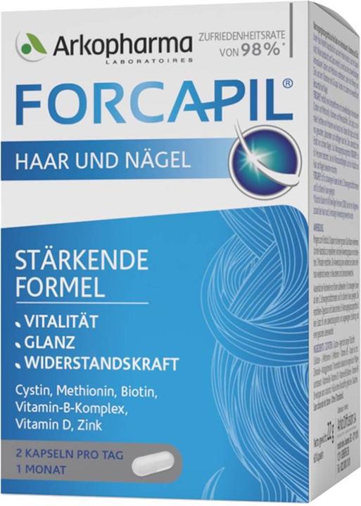 Immagine prodotto Arkopharma Forcapil Haar und Nägel Kapseln (180 Pezzo/i, Pillole, 111 g)
