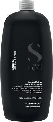 Produktbild Alfaparf MILANO Semi Di Lino Detoxifying Low Shampoo Klärendes Shampoo für Ablagerungen & andere (1000 ml, Flüssiges Shampoo)