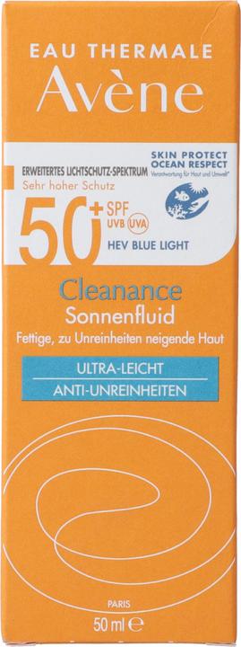 Produktbild Avène Cleanance Solaire (Sonnencreme, SPF 50+, 50 ml, 68 g)