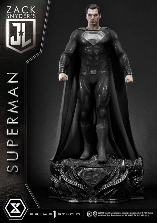 Image du produit Prime 1 Studio Justice League statuette Superman édition costume noir 84 cm