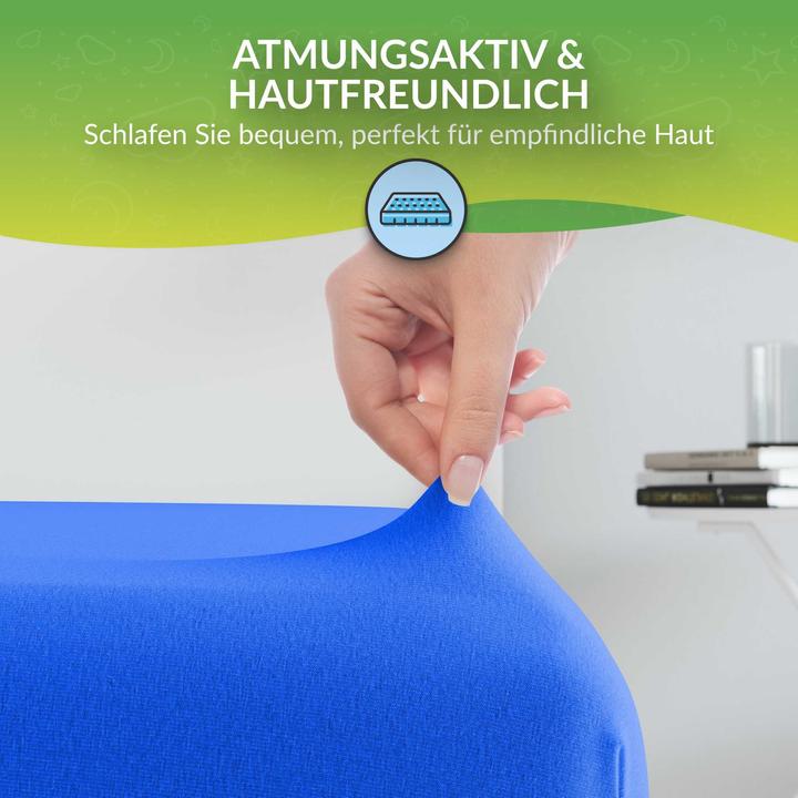 Produktbild Etérea Microfaser Jersey Spannbettlaken (60 x 120 cm, 70 x 140 cm)