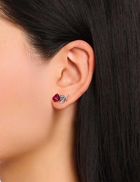 Produktbild Thomas Sabo Ohrstecker Roses Romance (925er Silber, Emaille)