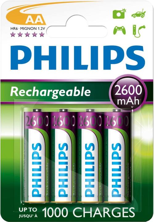 Actual product image Philips Rechargeable (4 pcs., AA, 2600 mAh)