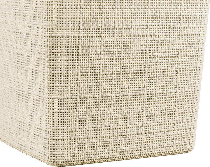 Actual product image Curver Basket Jute 100% Plastic Recycled Rectangular, White Red, L: 20 l (20 l)