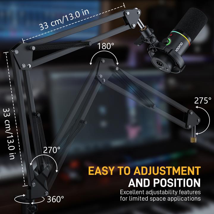 Actual product image Maono B01 Microphone boom