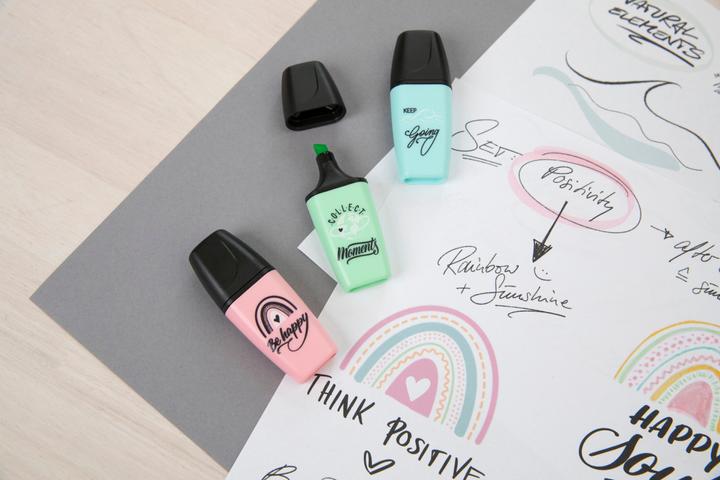 Produktbild STABILO BOSS MINI Pastellove 2.0 Textmarker (3 Farben, 5 mm, 3 x)