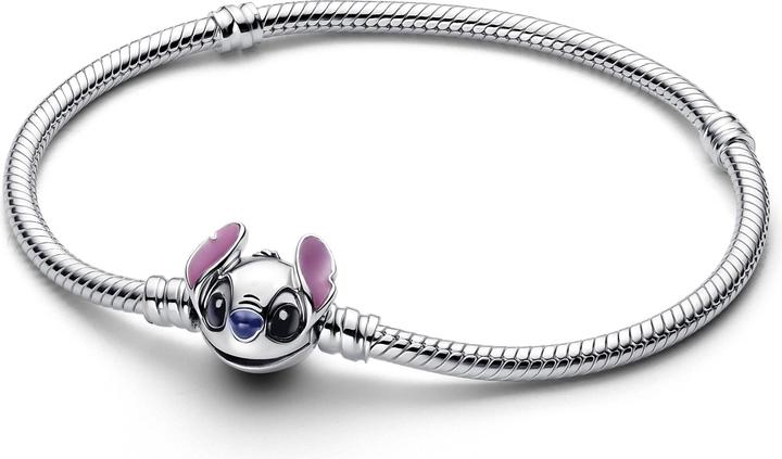 Produktbild Pandora Disney Stitch Schlangen Gliederarmband (17 cm, Emaille, Silber 925)