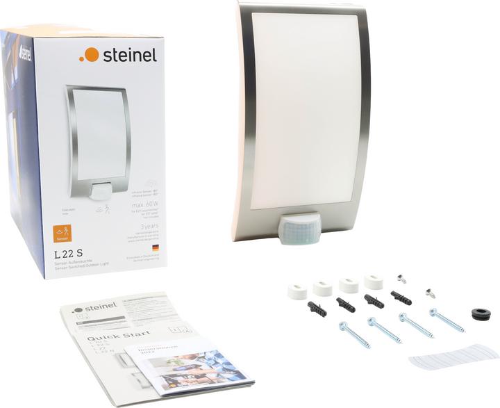 Immagine prodotto Steinel Sensorlampe L 22 S (60 lm, E27, IP44)
