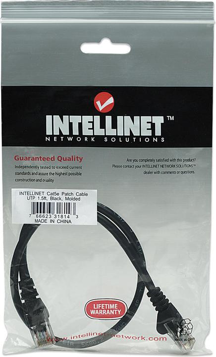 Actual product image Intellinet Patch cable (U/UTP, CAT5e, 0.50 m)