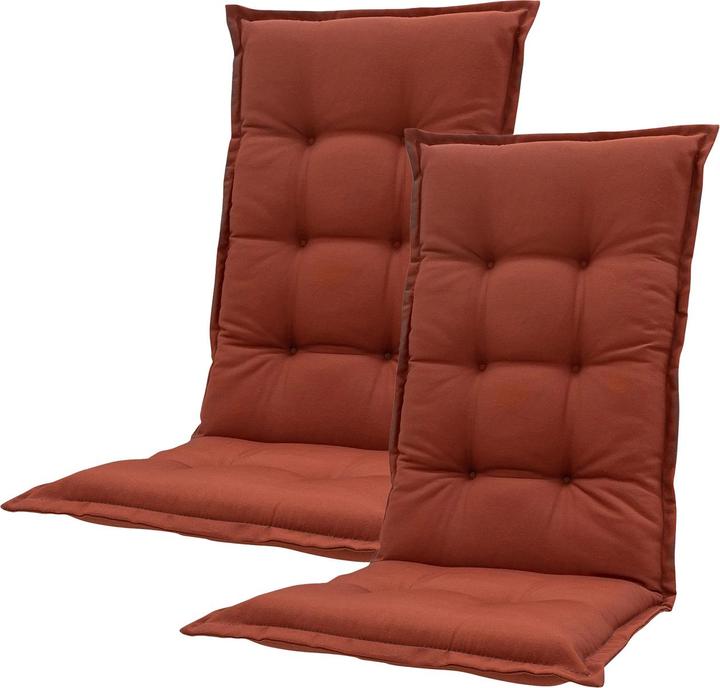 Casativo Comfortable high backrest cushion, set of 2 (123 x 50 cm)