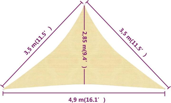 Immagine prodotto VidaXL Wendy (350 x 350 x 490 cm)