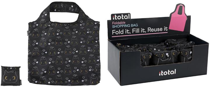 i-Total Shopping Bag Black Cat