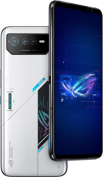 Actual product image ASUS ROG Phone 6 (512 GB, Storm White, 6.78", Dual SIM, 50 Mpx, 5G)